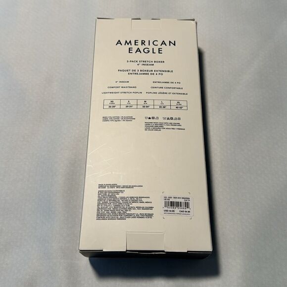 American Eagle Boxers Mens XS 3 Pack Blue - Picture 2 of 5